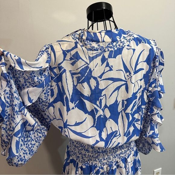 Vintage Assorti Floral Ruffle Dress by Susan Freis - Picture 5 of 12